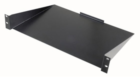 Rack Shelf, Light Dutu 2U